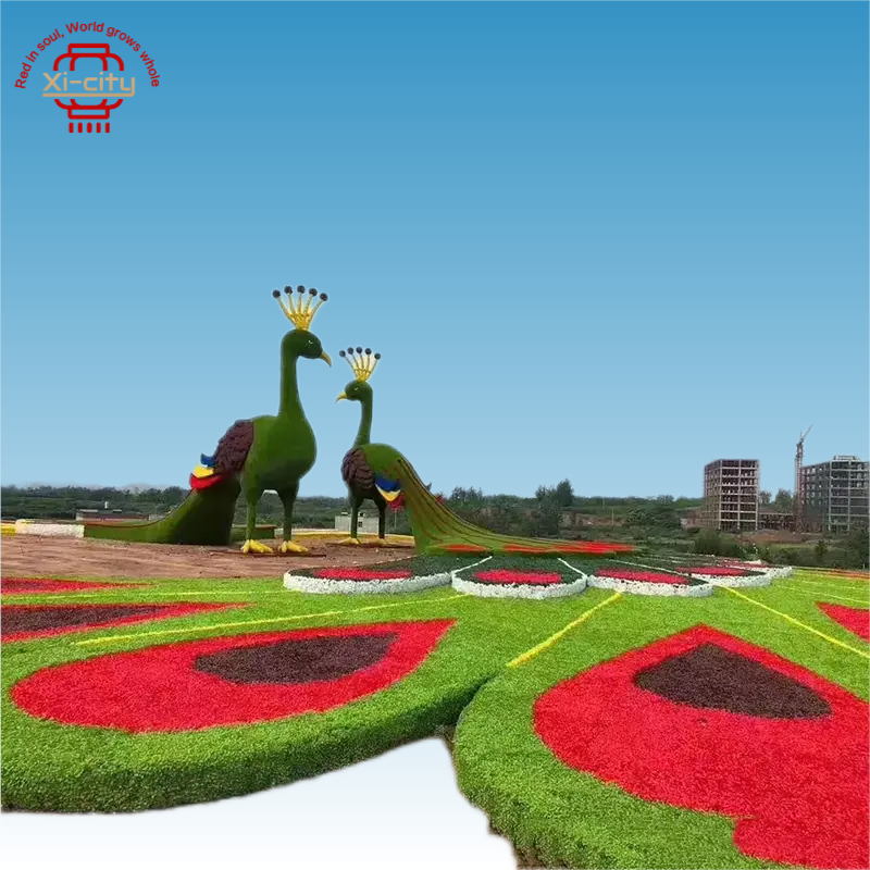 Outdoor Grass Sculpture